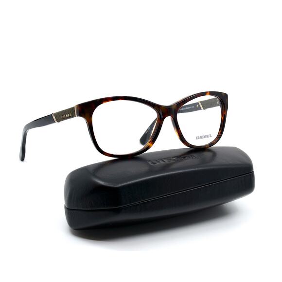 DIESEL DL5085 052 DARK HAVANA AUTHENTIC EYEGLASSES FRAME - Picture 1 of 12